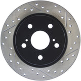 StopTech SportStop 10-13 Scion tC Slotted & Drilled Left Rear Rotor