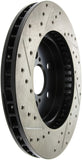 StopTech 04 Lexus RX330 SportStop Slotted & Drilled Left Rear Rotor