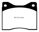 EBC 88-90 Lamborghini Countach 5.2 (Anniversary) Redstuff Rear Brake Pads