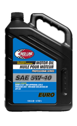Red Line Pro-Series Euro 5W40 Motor Oil - 5 Quart