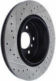 StopTech 2011-2013 BMW 535i / 2012-2016 BMW 640i Slotted & Drilled Rear Left Brake Rotor