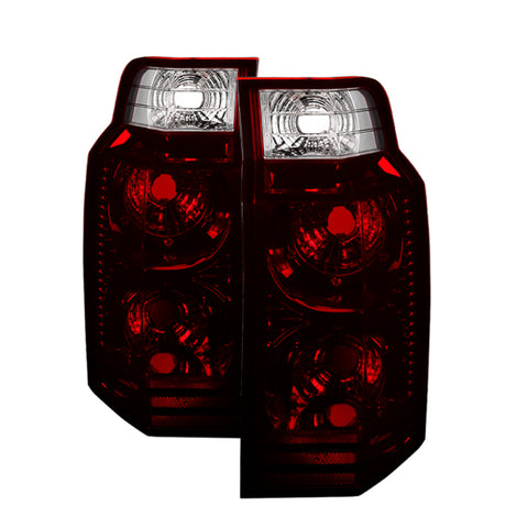 xTune Jeep Commander 06-10 OEM Style Tail Lights -Red Smoked ALT-JH-JCOM06-OE-RSM