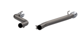 QTP 16-18 Chevrolet Camaro SS 6.2L 304SS Eliminator Muffler Delete Axle Back Exhaust w/4.5in Tips