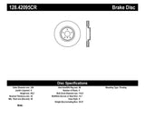 StopTech 08-13 Infiniti G37 Cryo SportStop Drilled Right Front Rotor