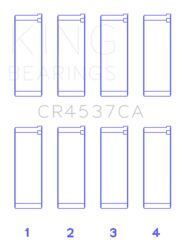 King Engine Bearings Mini Cooper S/Cooper S Conv/Works W10B16A Rod Bearing Set - Size STD