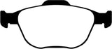 EBC 02-04 Ford Focus 2.0 SVT Yellowstuff Front Brake Pads