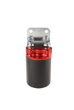 Aeromotive Canister Fuel Filter - 3/8 NPT/100-Micron (Red Housing w/Black Sleeve)