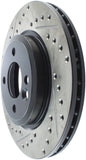 StopTech 02-07 Mini Cooper/Cooper S Slotted & Drilled Right Front Rotor