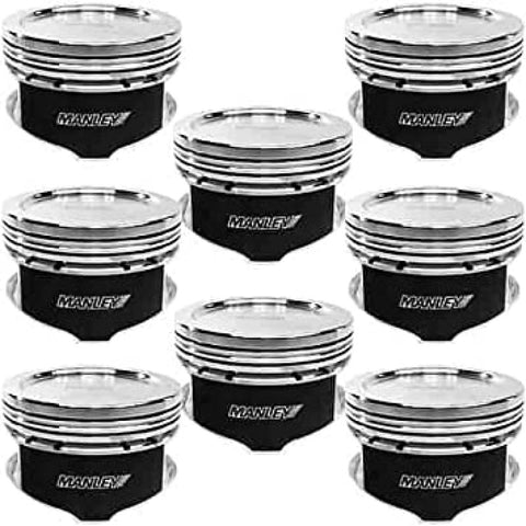 Manley Ford 5.0L Modular Coyote V8 3.662in Bore 1.165in CH 6.75 CC Piston Set