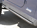 N-Fab RKR Rails 97-06 Jeep Wrangler TJ/BJ 2 Door All - Tex. Black - 1.75in