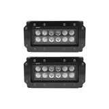 Westin HDX Flush Mount B-FORCE LED Light Kit (Set of 2) w/wiring harness - Black