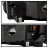 xTune Ford F250/350/450 Super Duty 05-07 Crystal Headlights Black Smoked HD-JH-FS05-AM-BSM