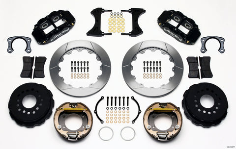 Wilwood Narrow Superlite 4R Rear P-Brk Kit 12.88in Big Ford New Style 2.50in Off Stag Mount