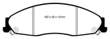 EBC 05-08 Pontiac Grand Prix 5.3 Redstuff Front Brake Pads