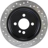 StopTech 07-09 Mini Cooper/Cooper S Slotted & Drilled Left Rear Rotor