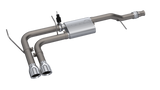 QTP 14-18 Chevy Silverado 1500 4.8L/5.3L EC/CC SB 304SS Screamer Cat-Back Side Exit w/4.5in Tips