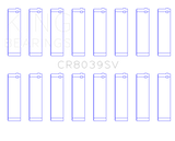 King Engine Bearings 08-10 Ford Powerstroke 6.4L Connecting Rod Bearing Set - Size STD