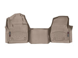 WeatherTech 2017 Ford F-250/F-350/F-450/F-550 Reg Cab (No Floor Shifter) Front FloorLiner - Tan