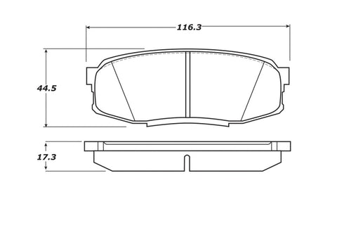 StopTech 07-17 Toyota Tundra Street Performance Rear Brake Pads