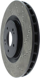 StopTech 08-16 Mitsubishi Lancer Sport Drilled Left Front Rotor