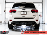 AWE Tuning 2020 Jeep Grand Cherokee SRT Track Edition Exhaust - Diamond Black Tips